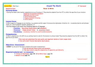 File4 around the world 3 am level- according to the atf & aef compet | PDF