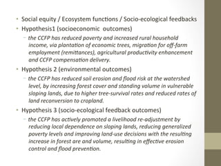 China's Environment and power relations: The case of the Conversion of Cropland to Forest Programme
