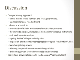 China's Environment and power relations: The case of the Conversion of Cropland to Forest Programme