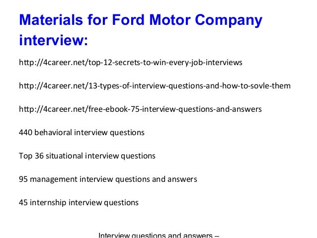 Ford Assessment Test >> Ford Motor Company Interview Questions And Answers Pdf Ebook Free Dow Ford Assessment Test >> Ford Motor Company Interview Questions And Answers Pdf Ebook Free Dow