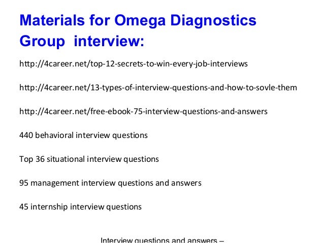 omega diagnostics jobs