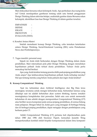 KB-4 Design Thinking dan Computasional Thnking06112024 | PDF