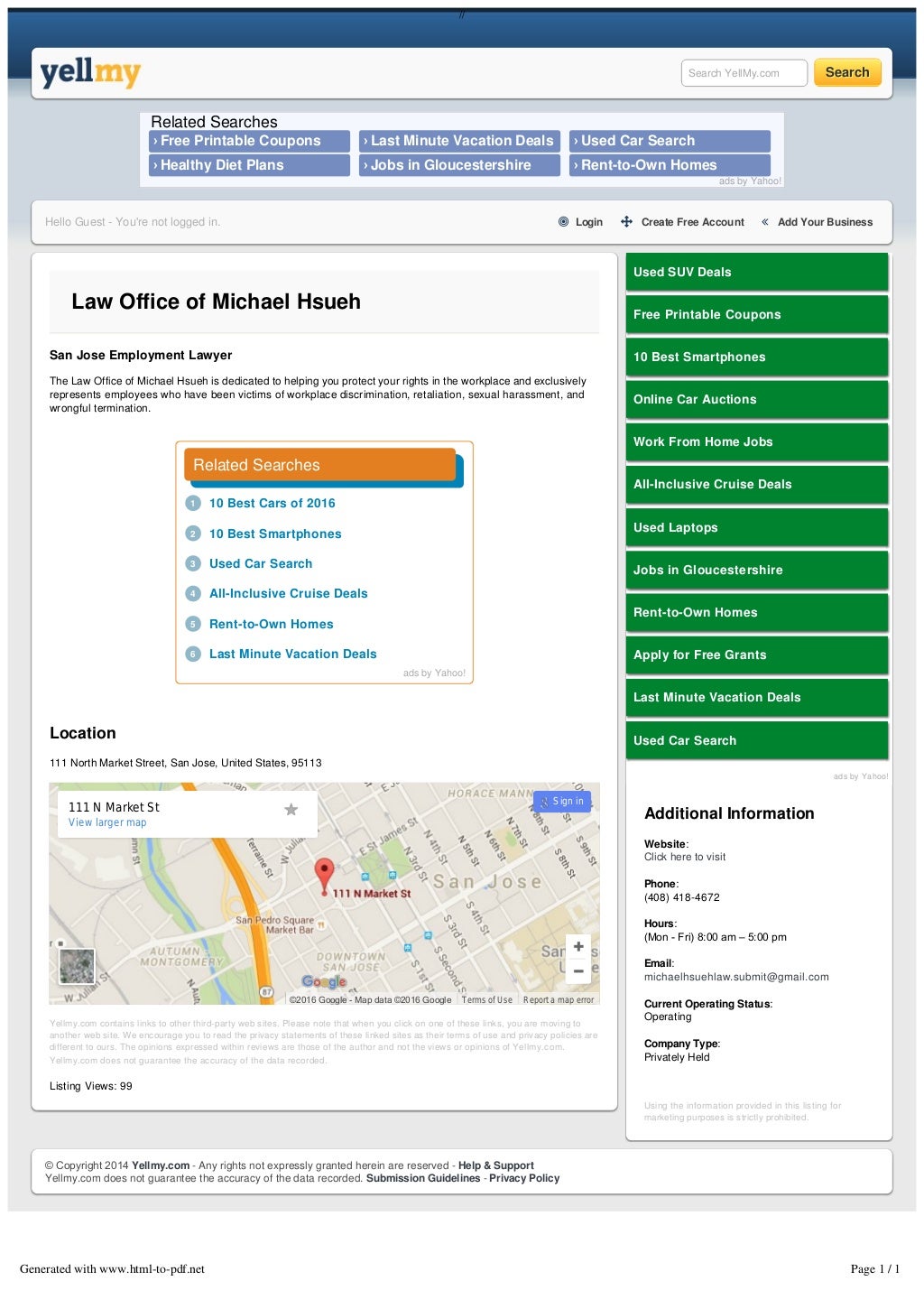 San Jose Employment Lawyer