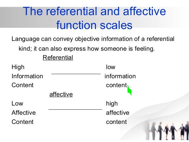 referential function of language examples