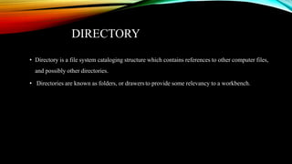 File and directory | PPTX