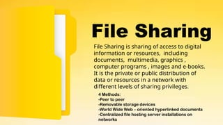FILE AND PRINTER SHARING BY: GRADE 10 ICT STUDENTS | PPTX