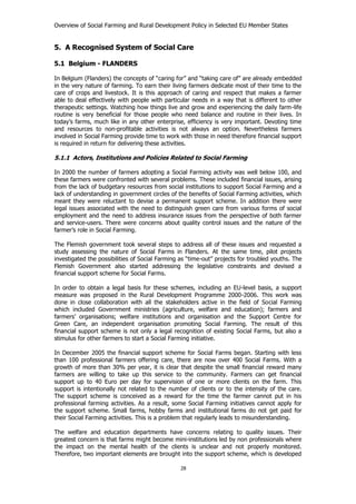 Overview of Social Farming and Rural Development | PDF