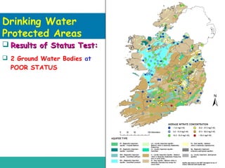 Drinking Water
Protected Areas
 Results of Status Test:
 2 Ground Water Bodies at
POOR STATUS

 