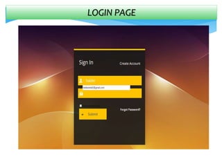 LOGIN PAGE
 