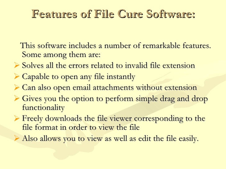 Repair File extension errors and related issues