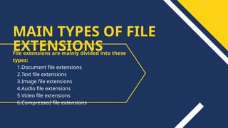 what is File Extension ? Types of File Extension | PPTX