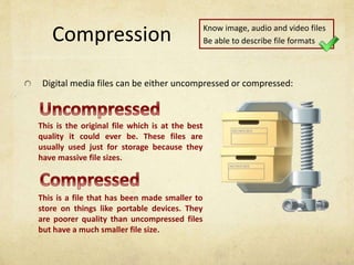 Compressed File Vs Uncompressed File format | PPTX