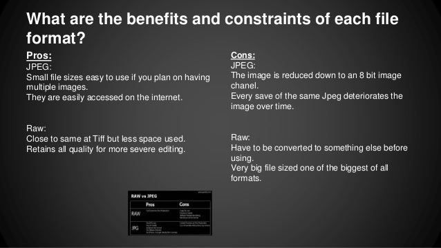 File formats