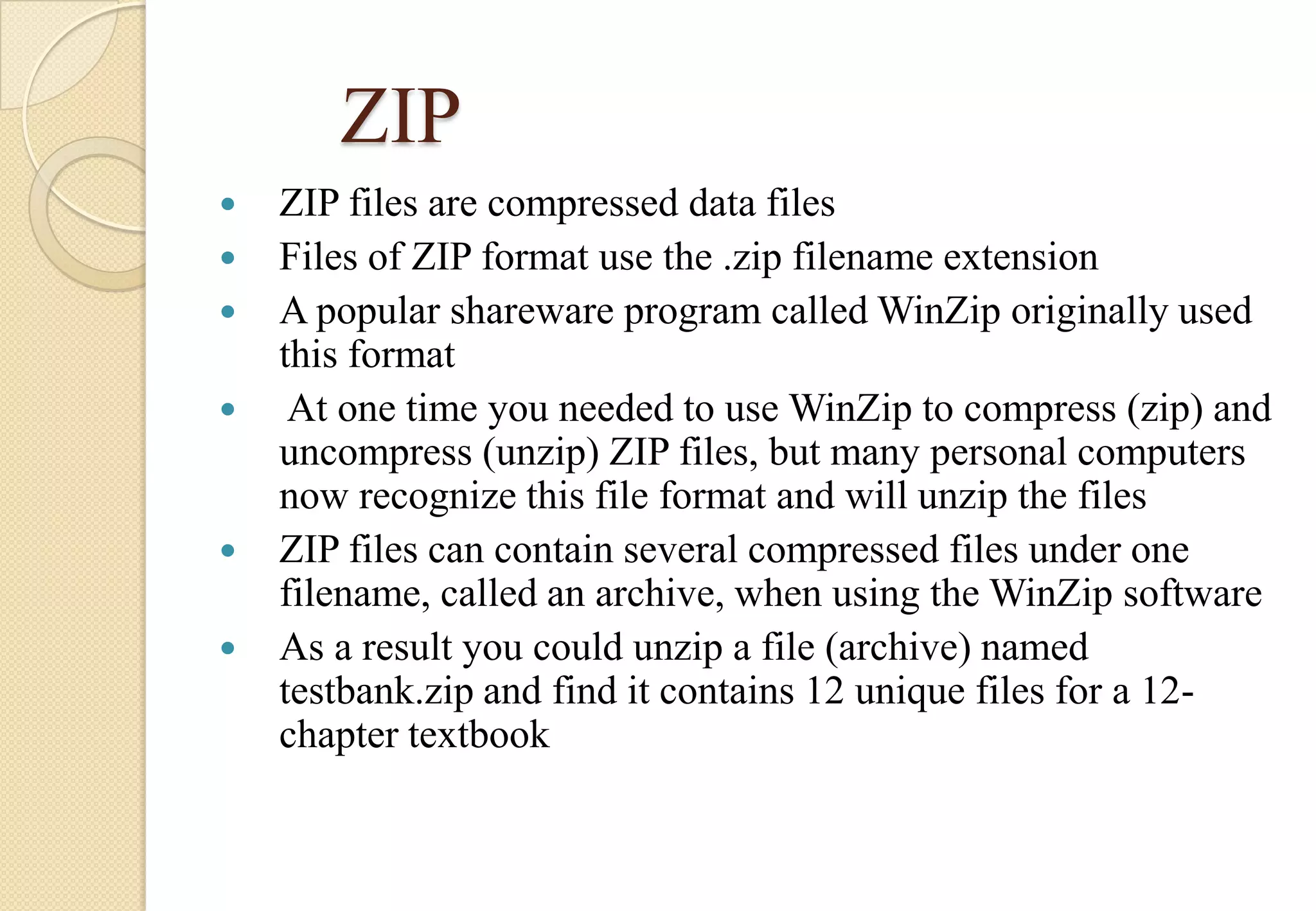 File formats and its types | PPTX | Digital Audio | Computer Software ...