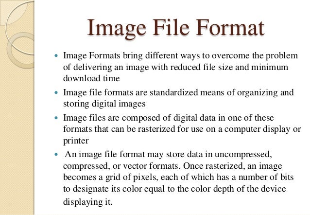 different types of image file formats pdf