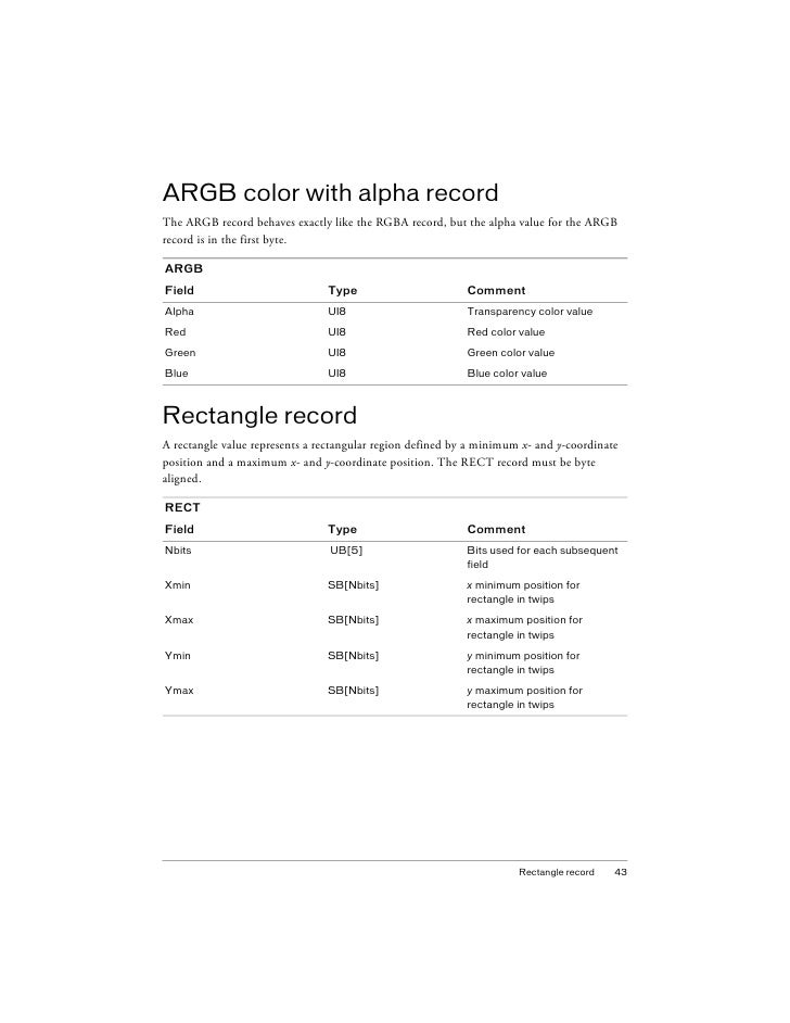 File Format Specification V9