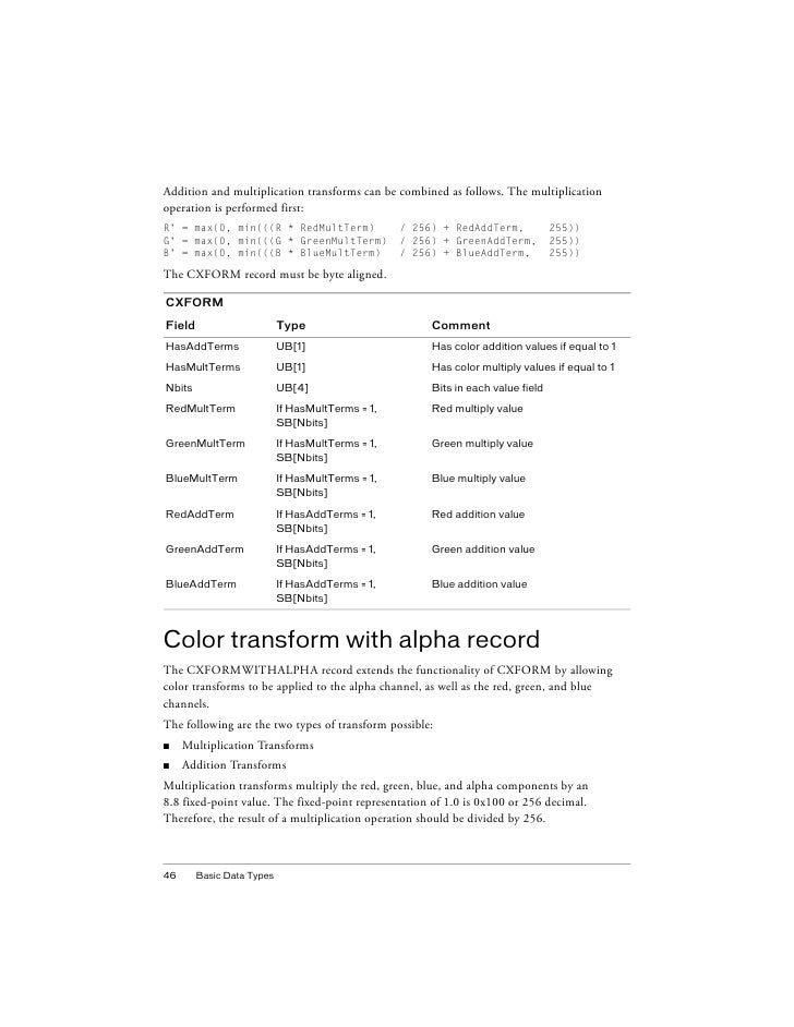 File Format Specification V9