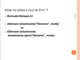 File handaling | PPTX