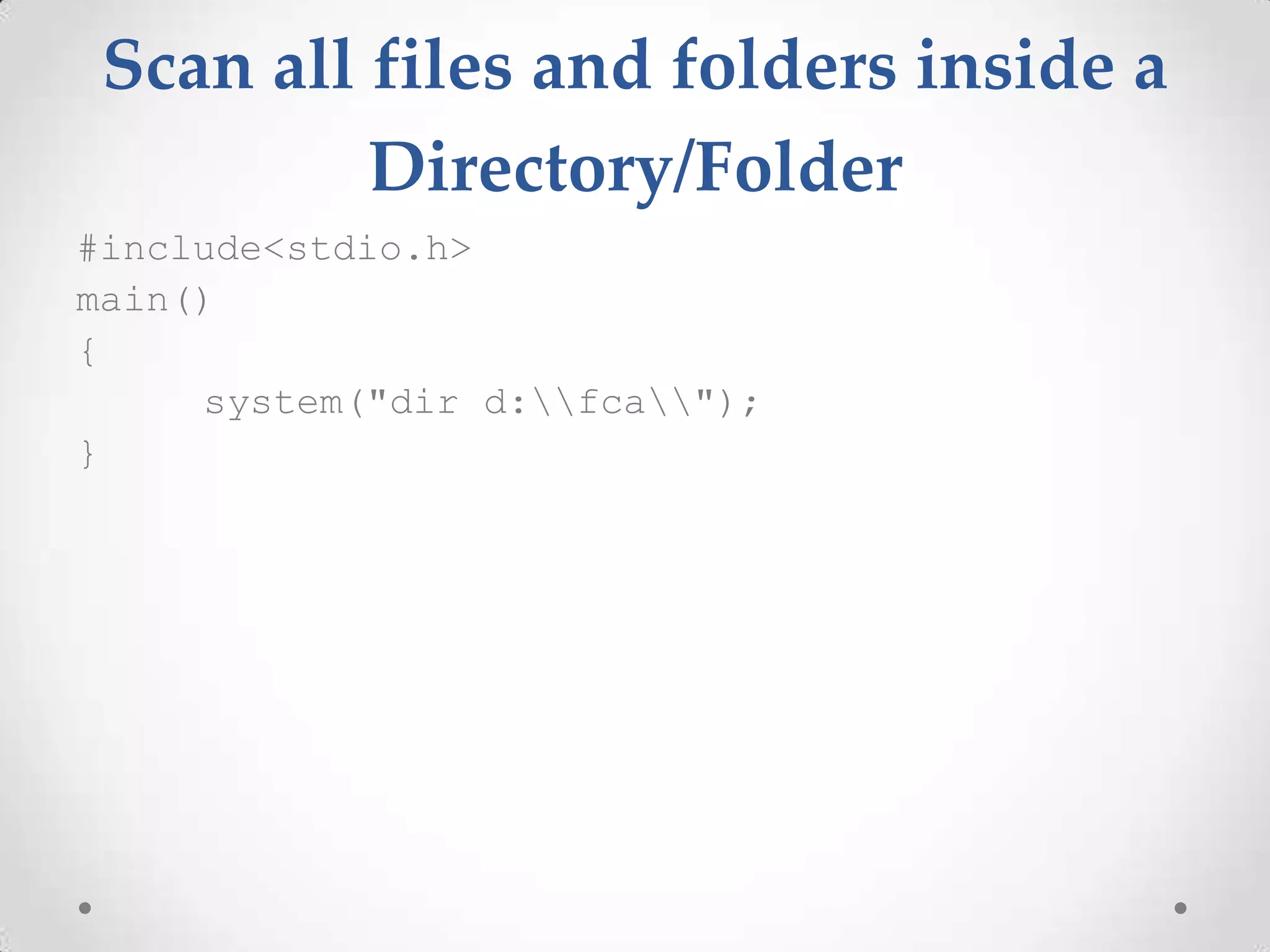 File handling in c language | PPTX