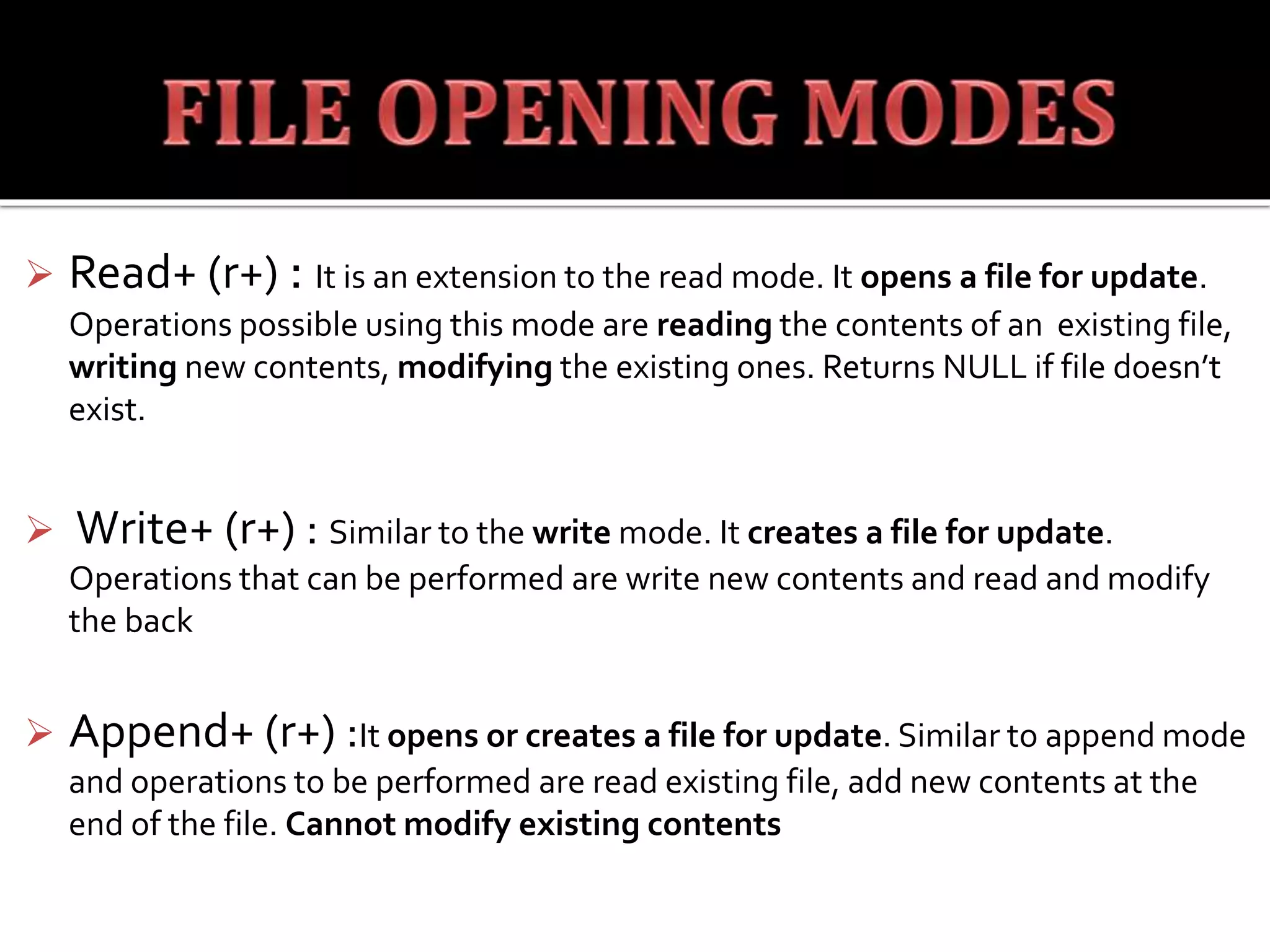 File handling in c | PPTX