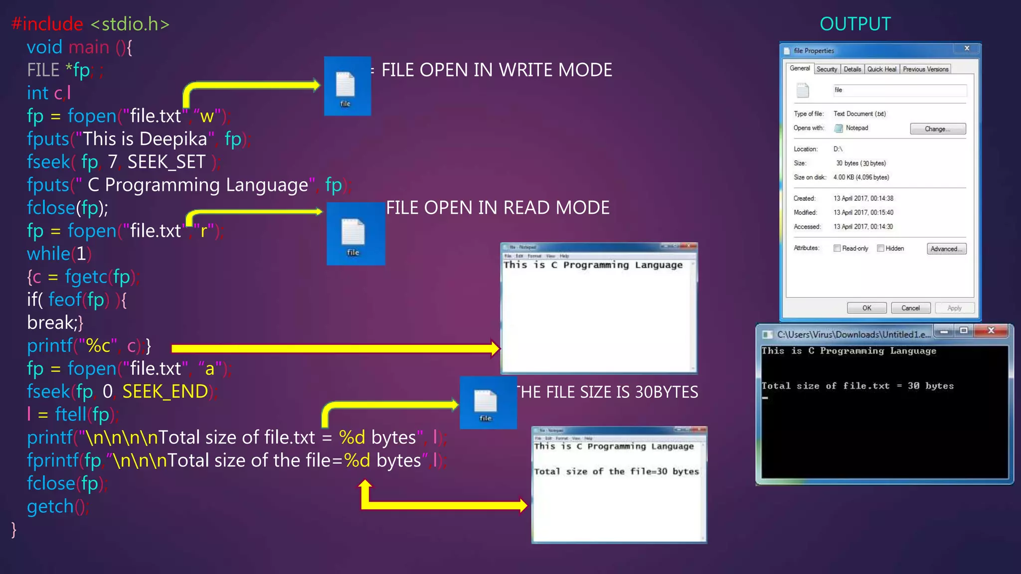 File handling in c | PPTX