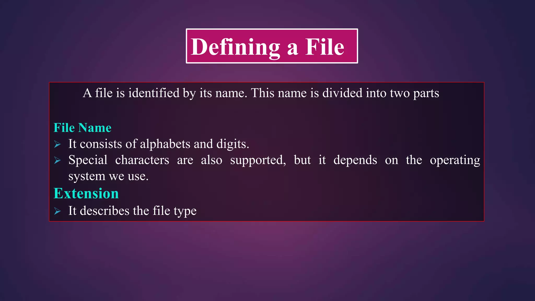 File handling in c | PPTX