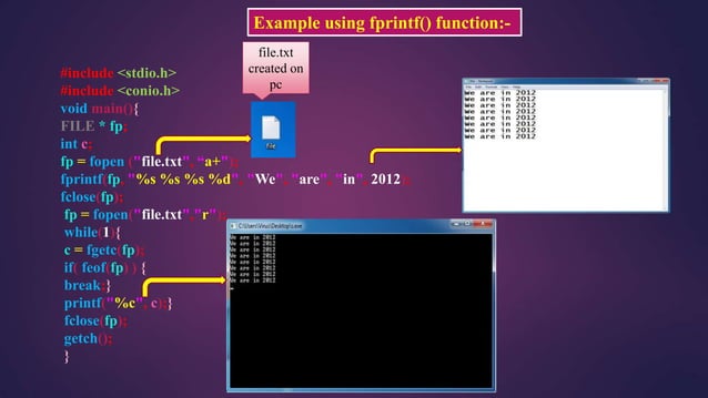 File handling in c | PPTX