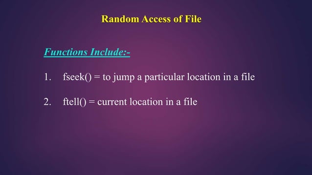 File handling in c | PPTX