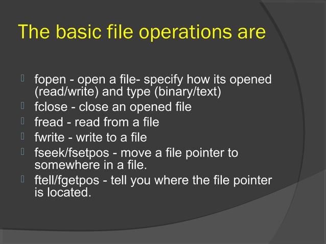 File handling | PPT