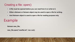File handling | PPTX