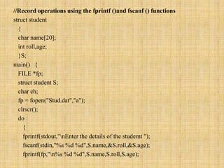 File handling With Solve Programs | PPT