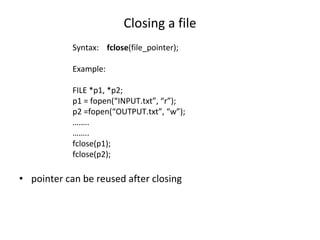 File Handling in C Programming for Beginners | PPT