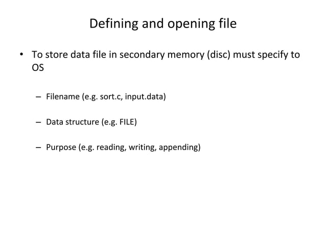 File Handling in C Programming for Beginners | PPT