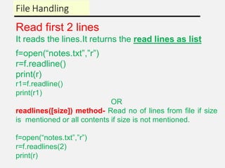 class 12 computer sceince ch file handling | PDF