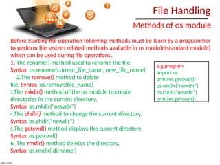 File handling Reading and Writing Data .pptx