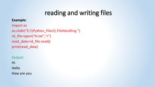FIle Handling and dictionaries.pptx