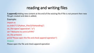 FIle Handling and dictionaries.pptx