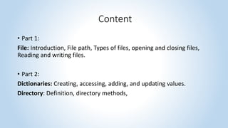Information On File FIle Handling and dictionaries.pptx