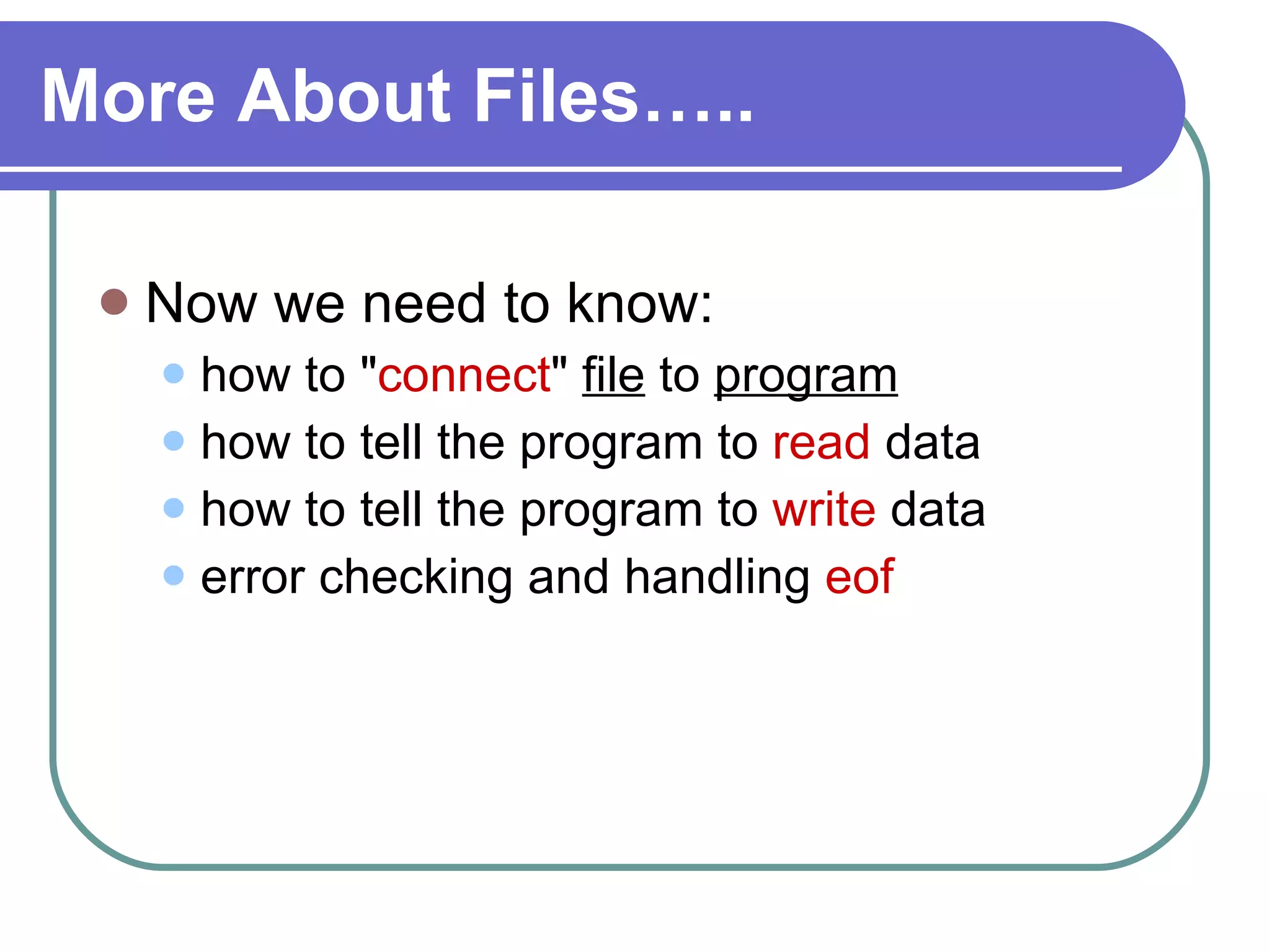 File Handling In C++ | PPT
