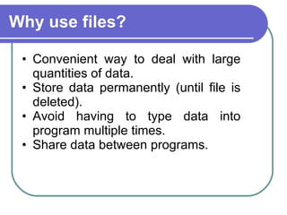 File Handling In C++ | PPT