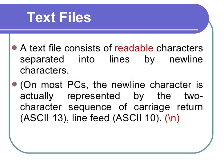 File Handling In C++
