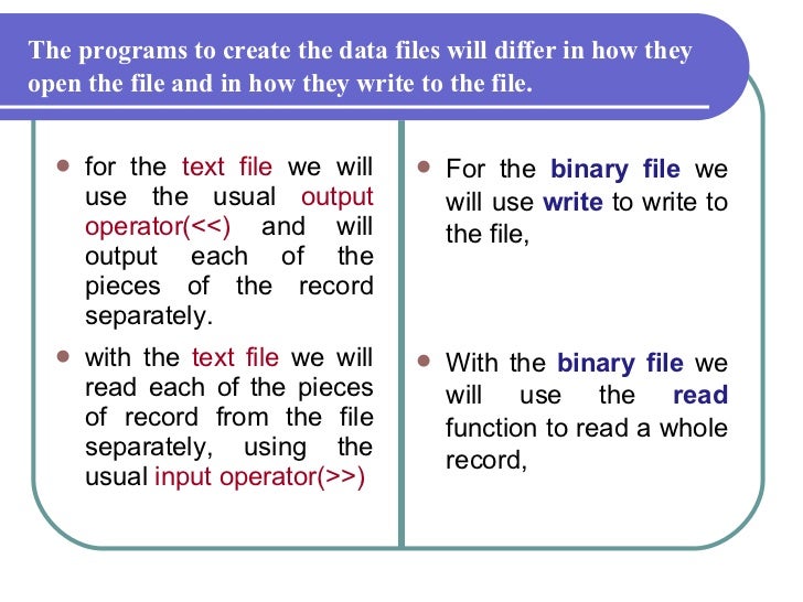 File Handling In C++
