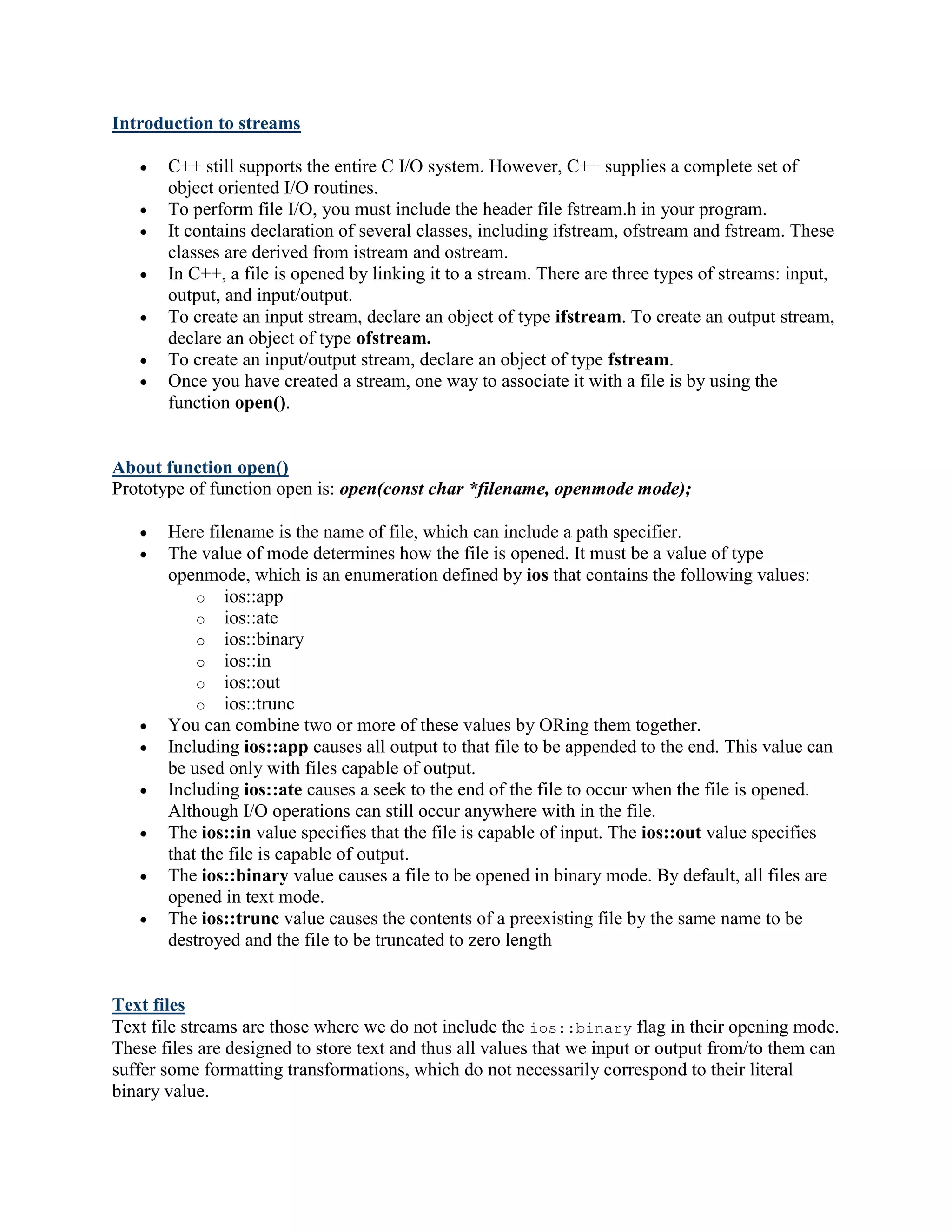 File handling in c++ | PDF