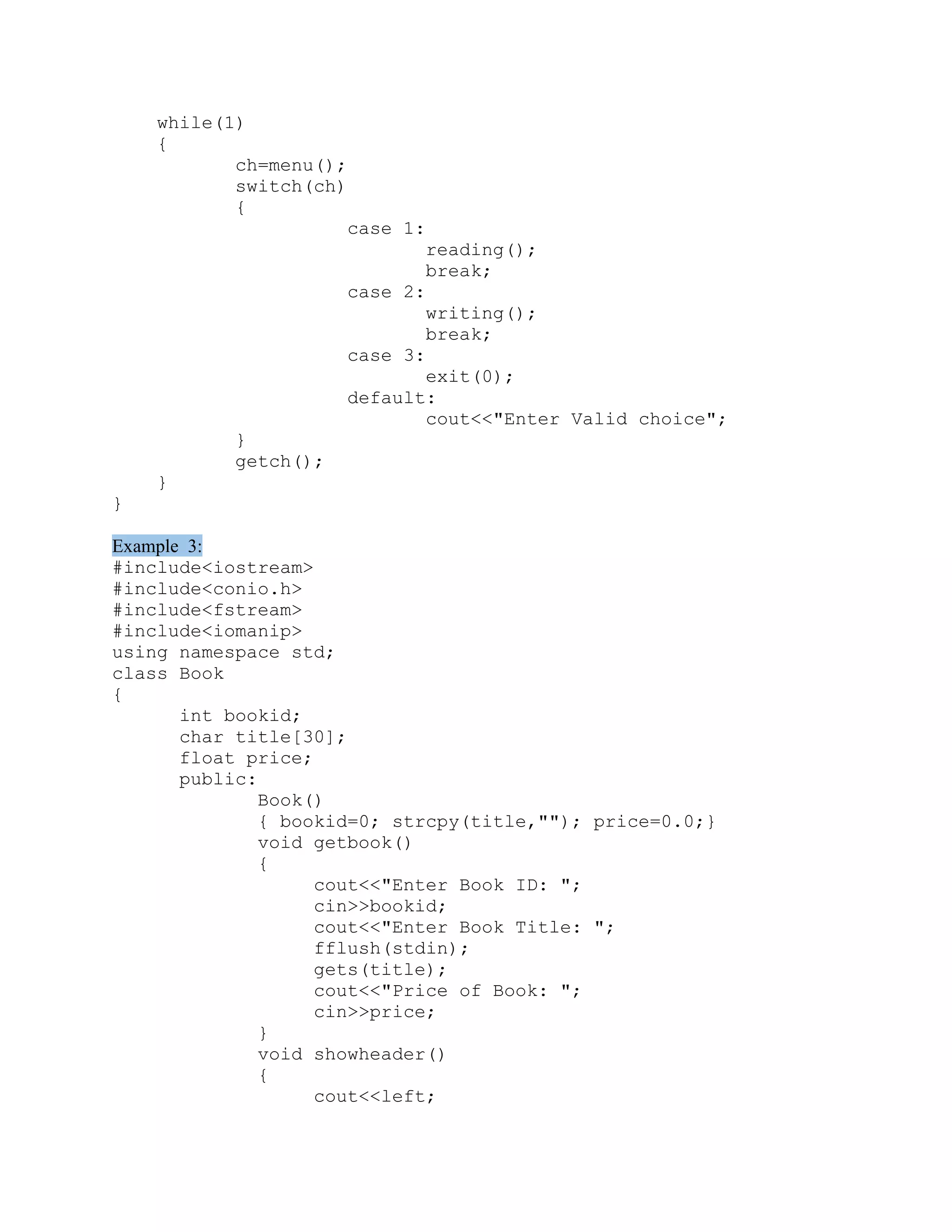 File handling in c++ | PDF