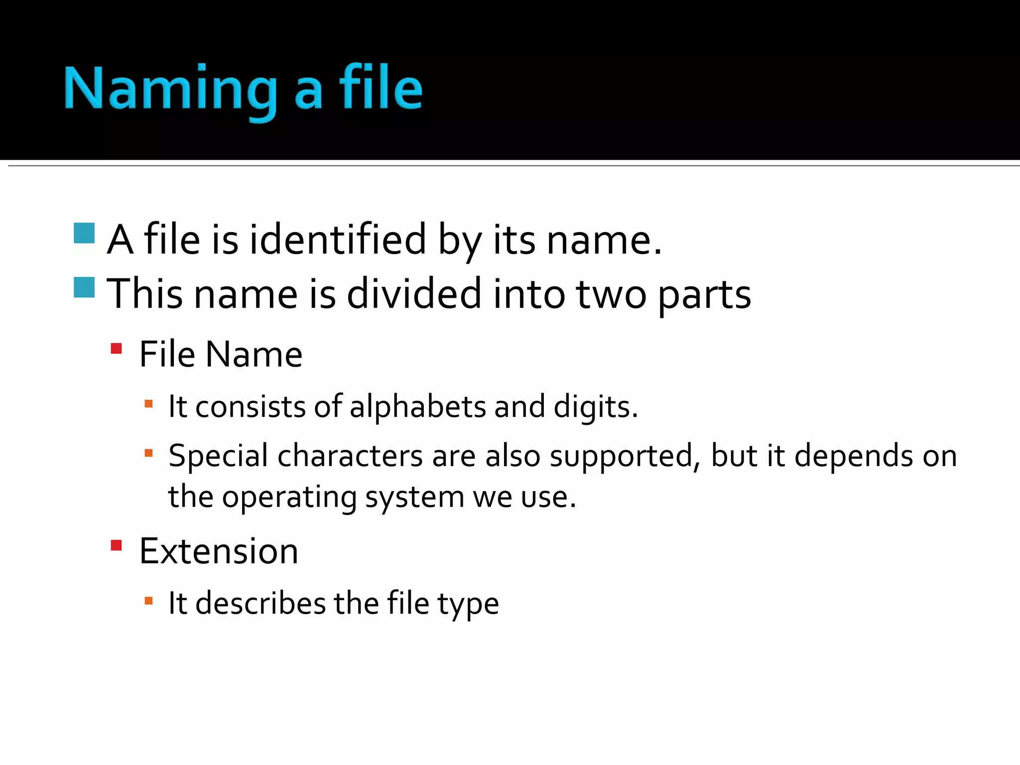 File handling in c | PPT | Programming Languages | Computing
