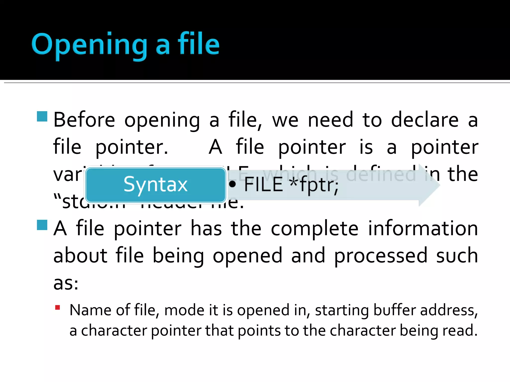 File handling in c | PPT