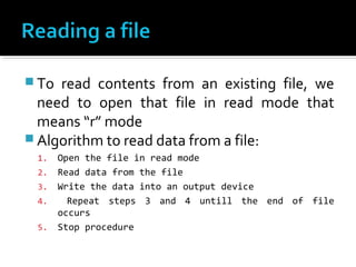 File handling in c | PPT