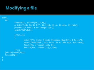 File handling in c | PPT