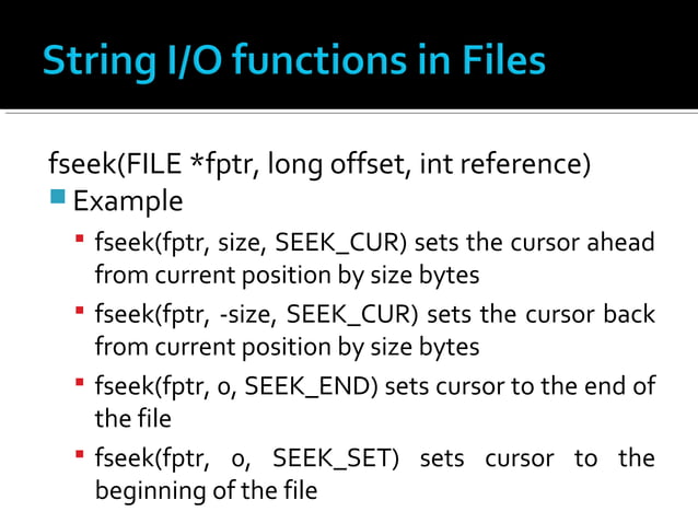 File handling in c | PPT