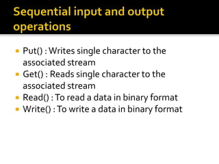 File handling in c++ | PPTX